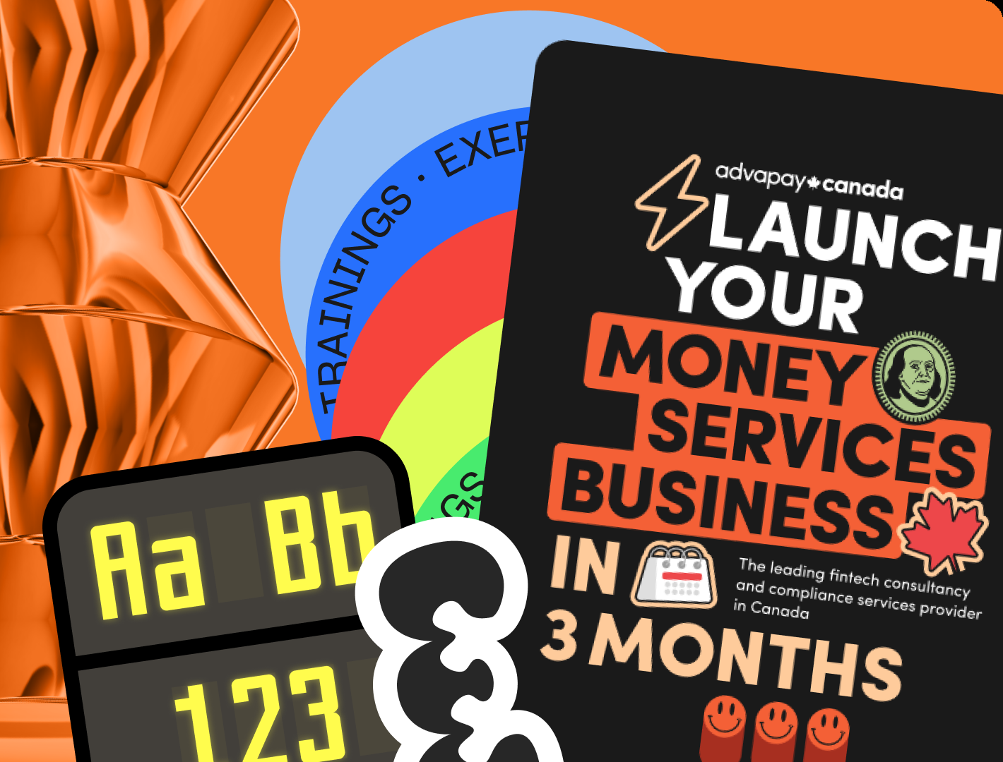Type and visual design work
